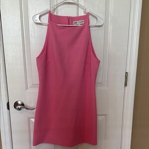 Zara Hot Pink Halter Mini Dress